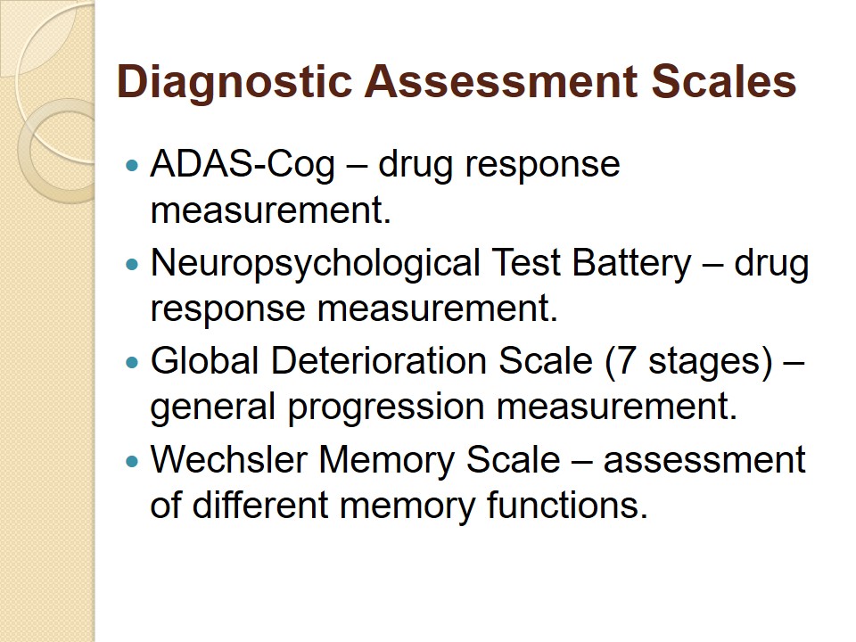 Diagnostic Assessment Scales