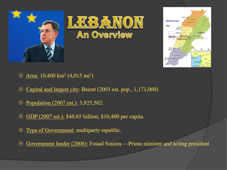 Lebanon An Overview