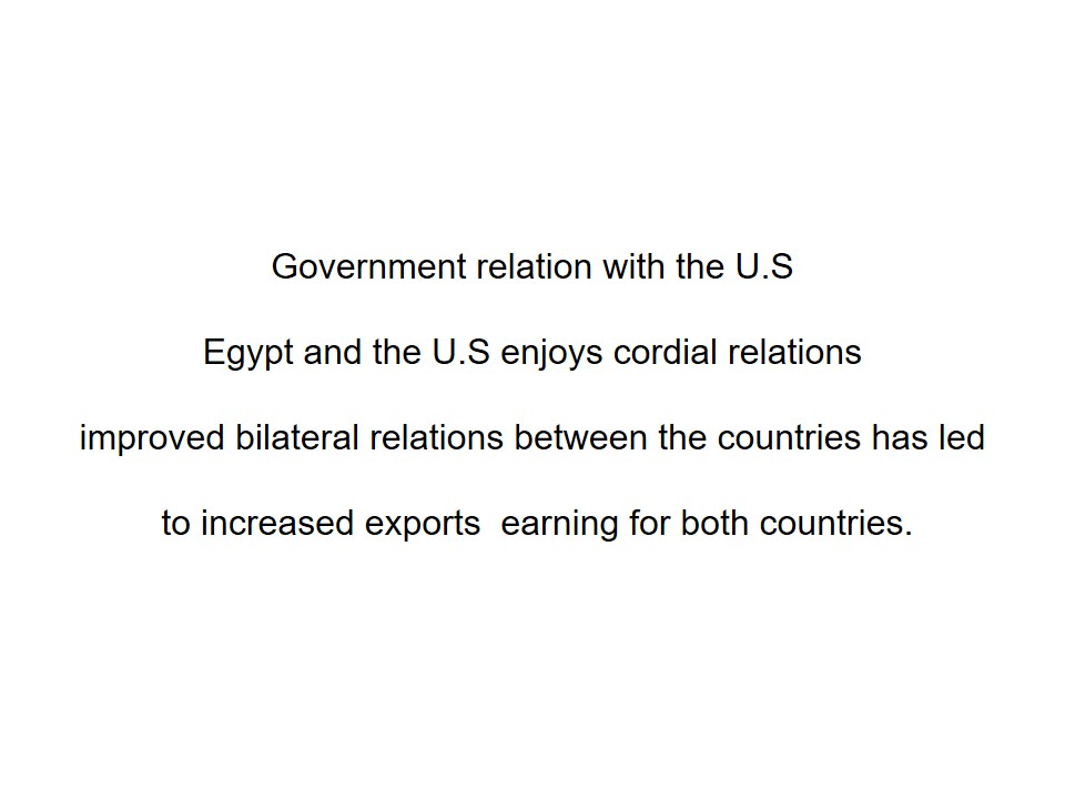 Government relation with the U.S