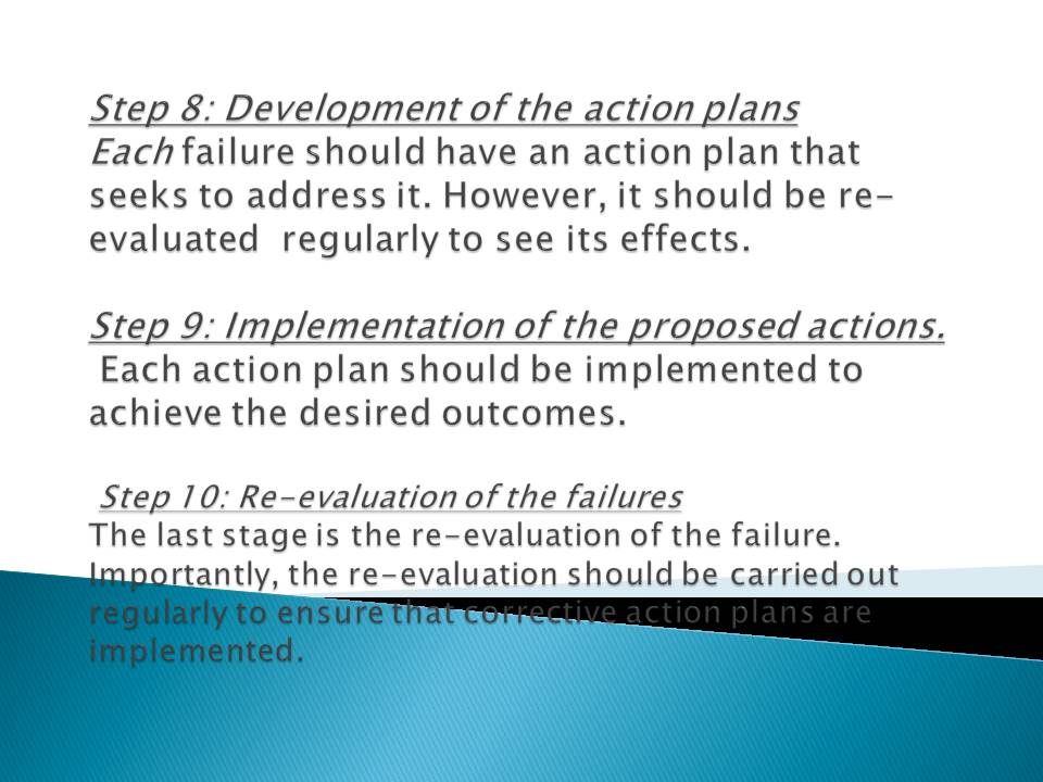 Development of the action plans