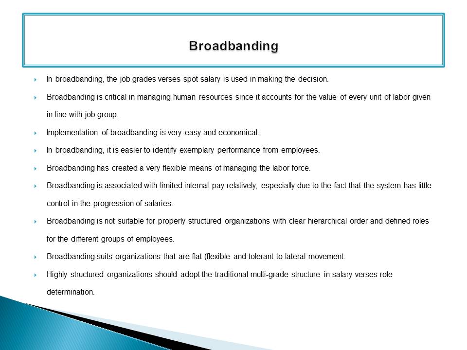 Broadbanding