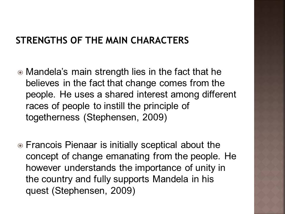 Strengths of the Main Characters