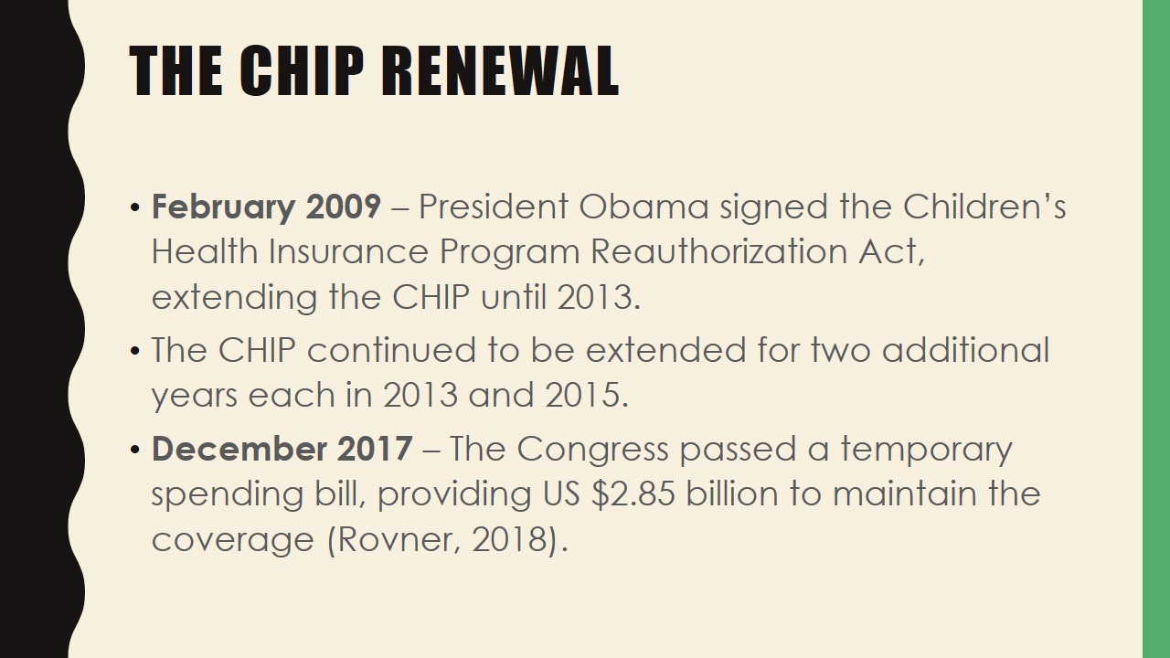 The Chip Renewal