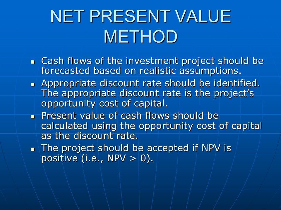 Net Present Value Method