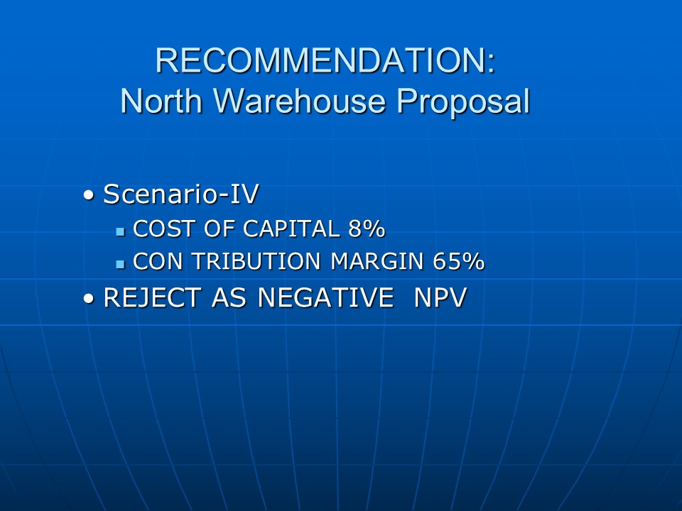 North Warehouse Proposal