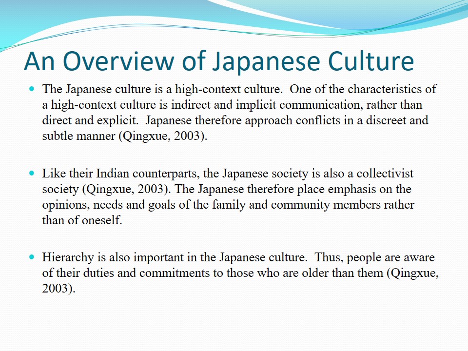 An Overview of Japanese Culture