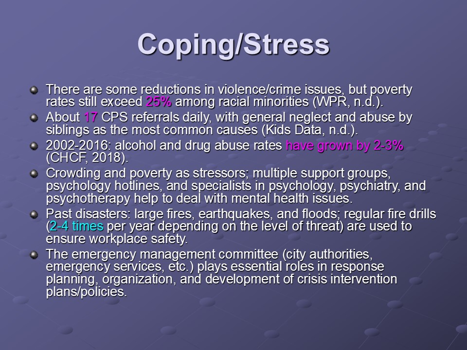 Coping/Stress