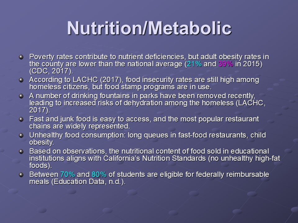 Nutrition/Metabolic