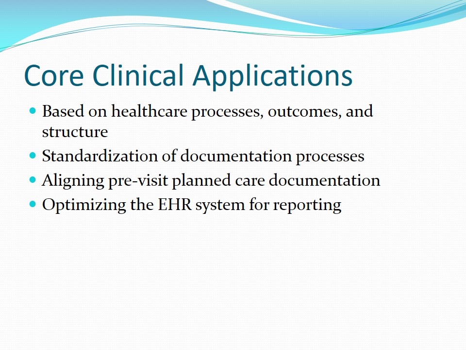 Core Clinical Applications