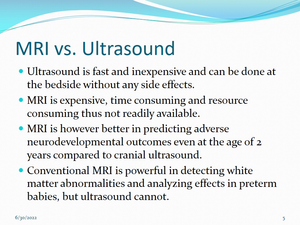 MRI vs. Ultrasound