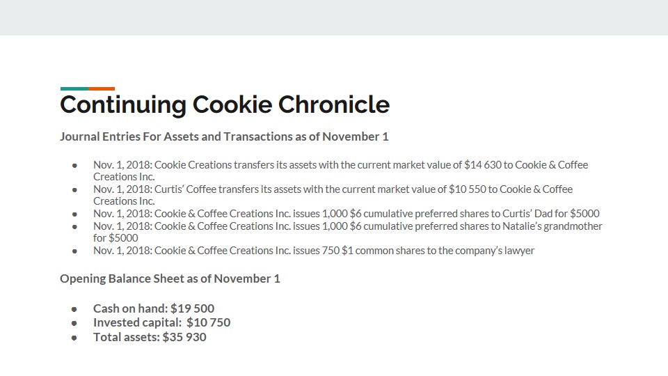 Continuing Cookie Chronicle
