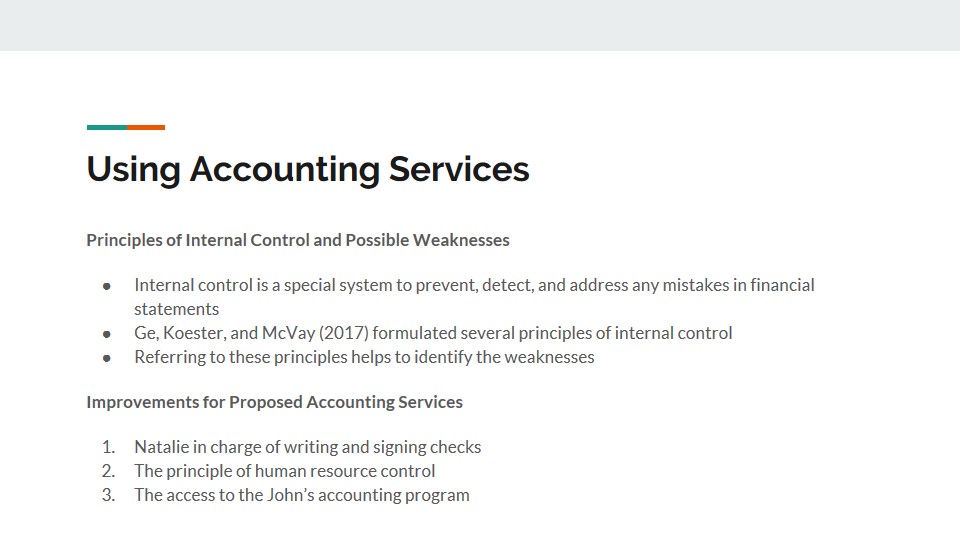 Using Accounting Services