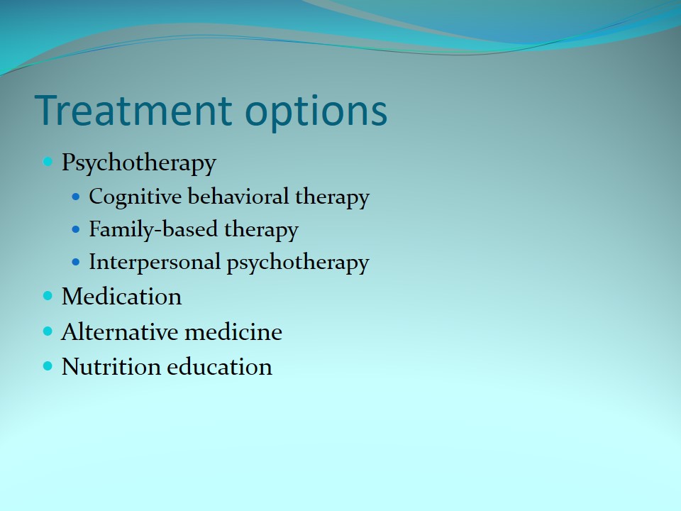Treatment options