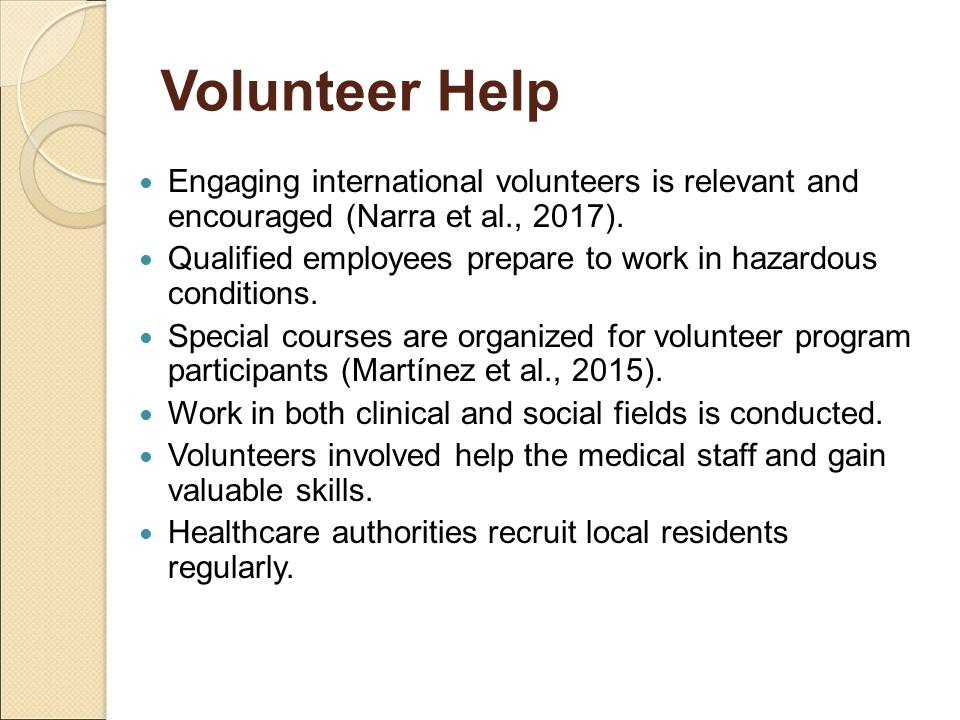 Volunteer Help