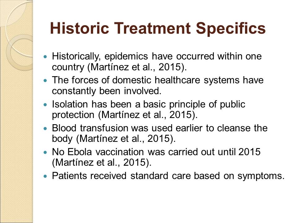 Historic Treatment Specifics