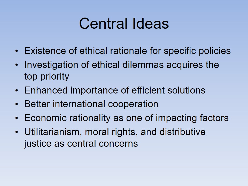 Central Ideas