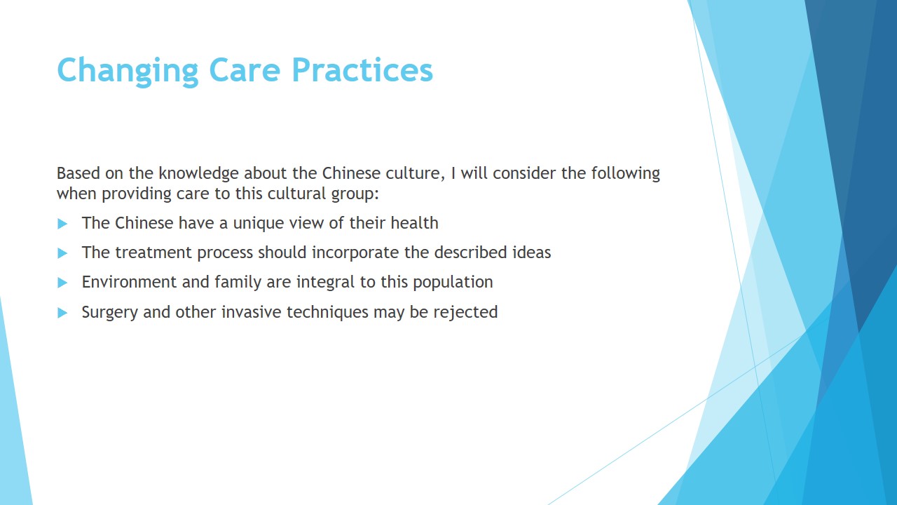 Changing Care Practices