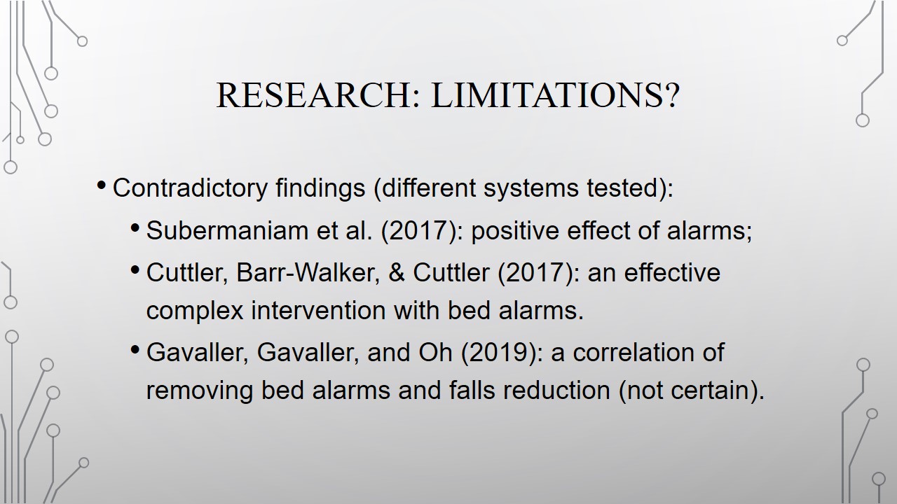 Research: Limitations?