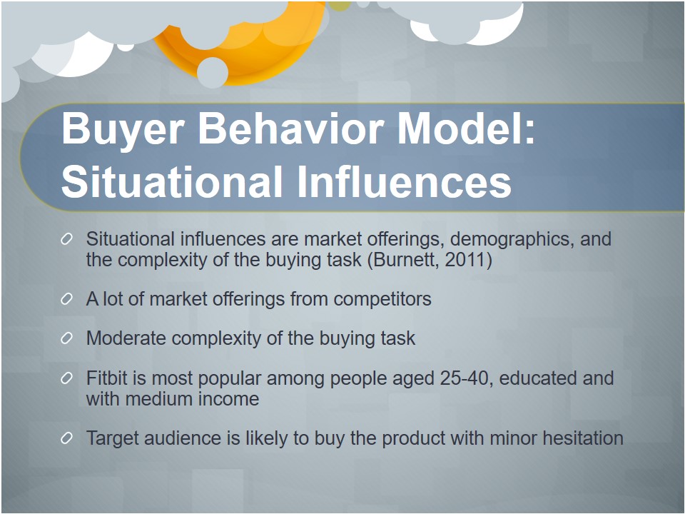 Buyer Behavior Model: Situational Influences