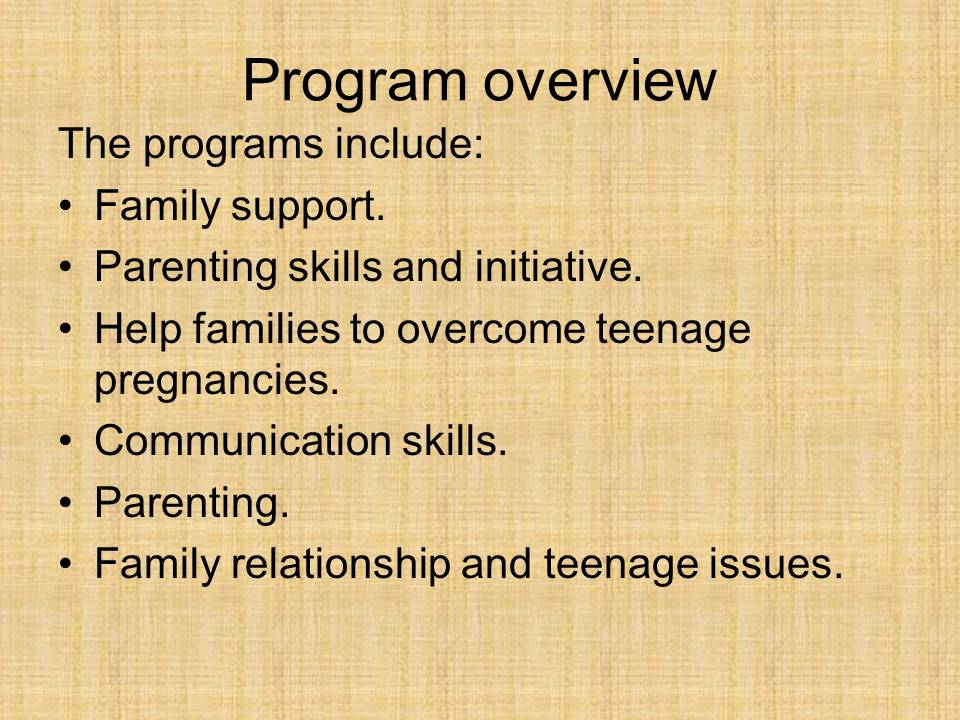 Program overview