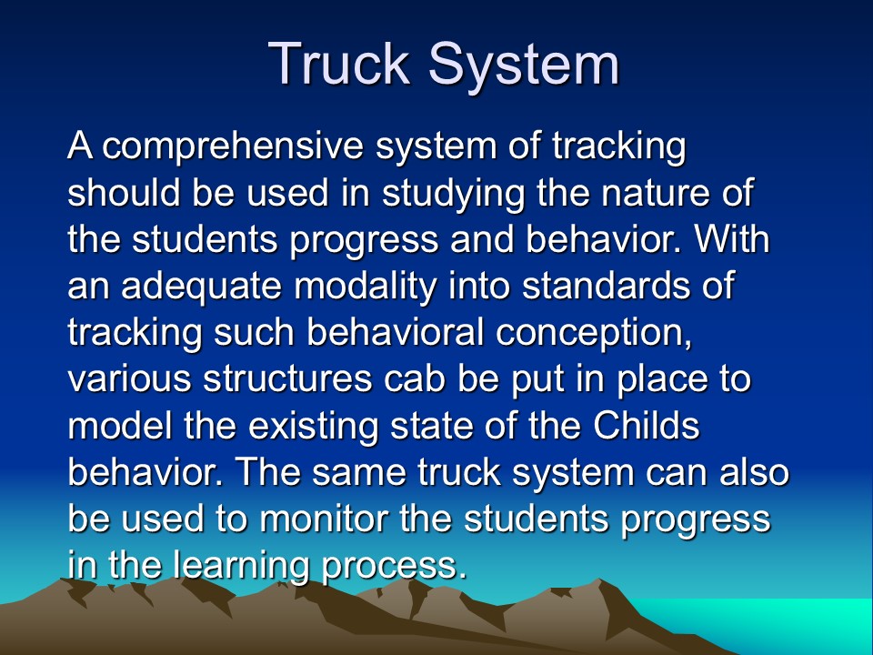 Truck System