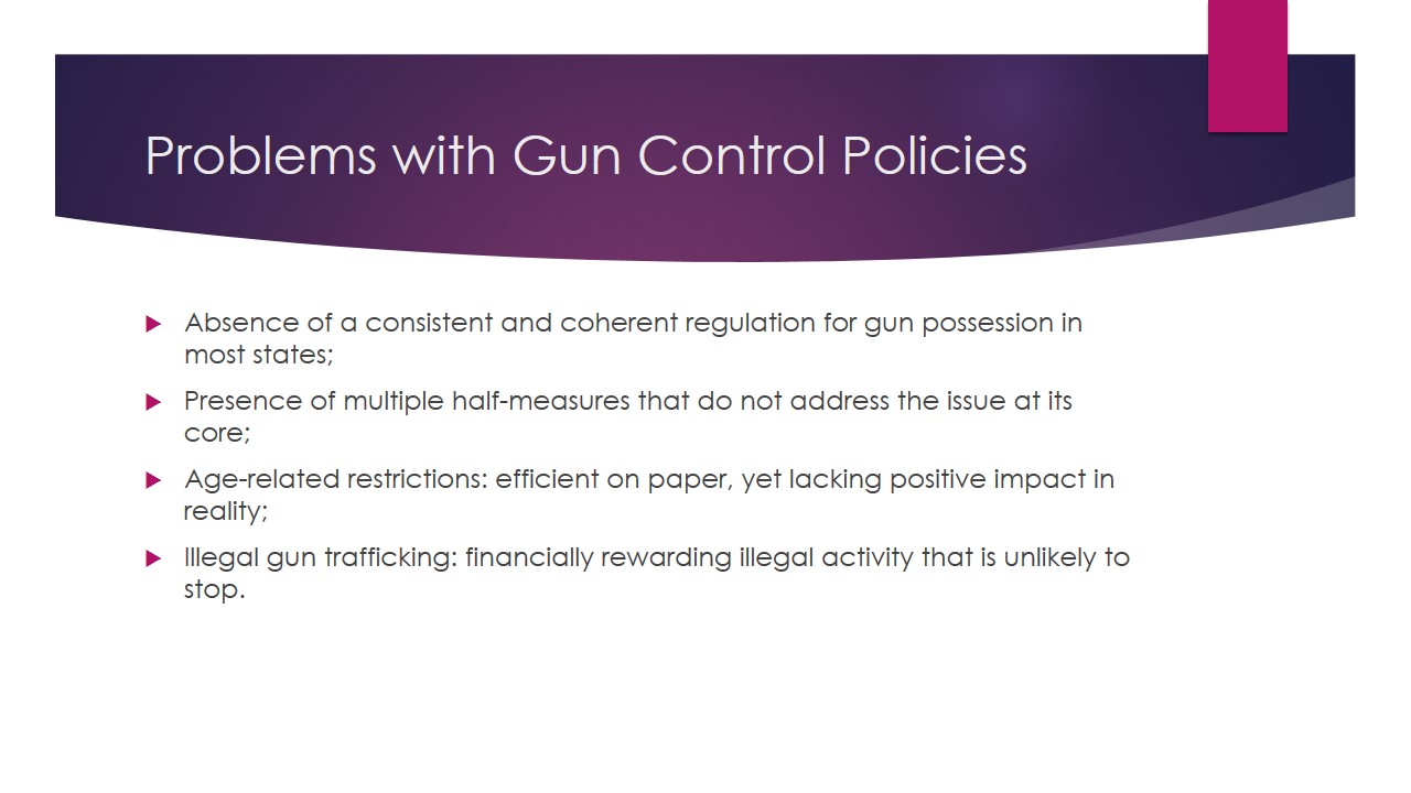 Problems with Gun Control Policies