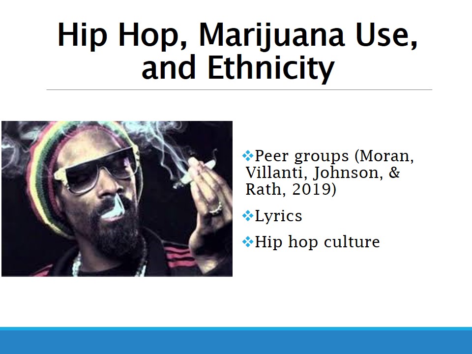 Hip Hop, Marijuana Use, and Ethnicity
