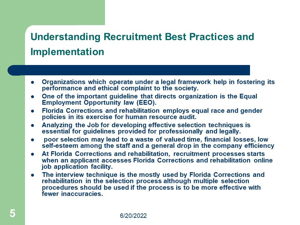 Understanding Recruitment Best Practices and Implementation
