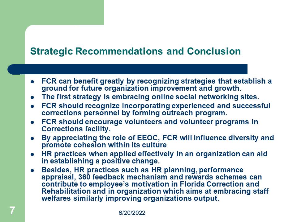 Strategic Recommendations and Conclusion
