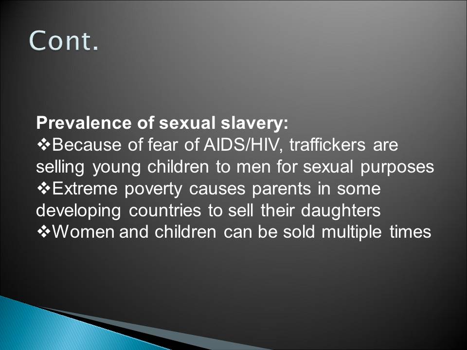 Case study: Sexual slavery