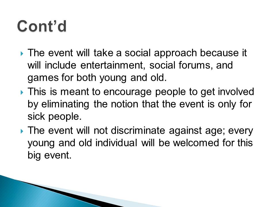 Description of Event