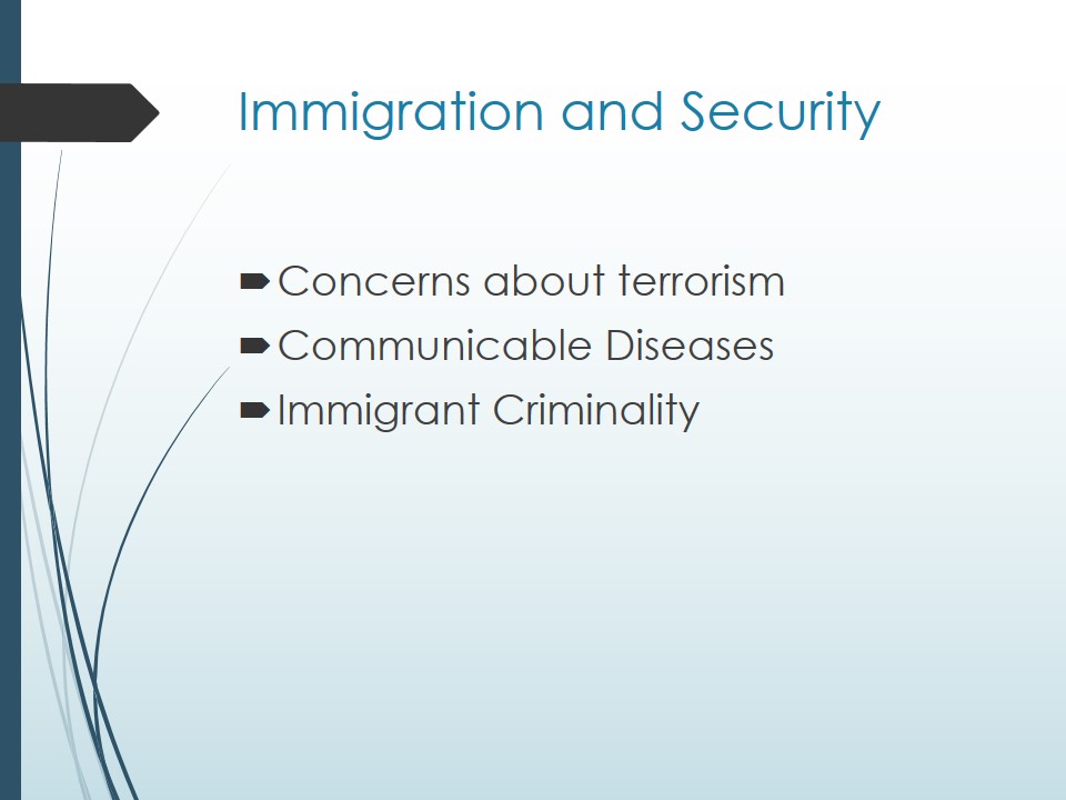 Immigration and Security