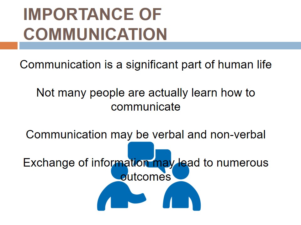 Importance of Communication