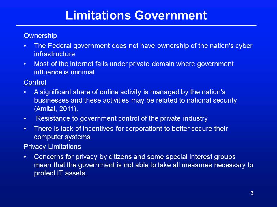 Limitations Government