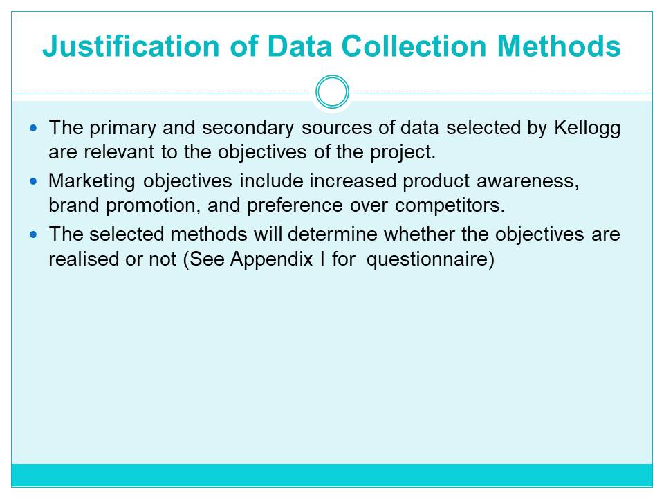 Justification of Data Collection Methods