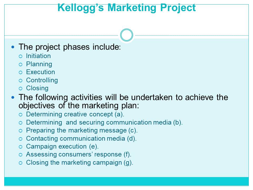 Kellogg’s Marketing Project