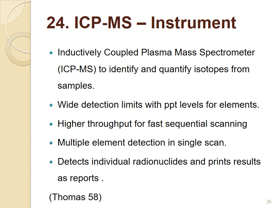 ICP-MS – Instrument