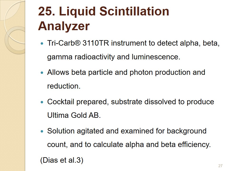Liquid Scintillation Analyzer