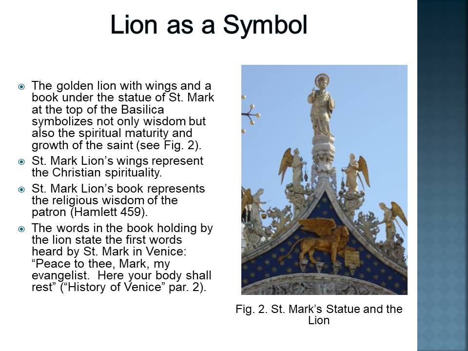 Lion as a Symbol
