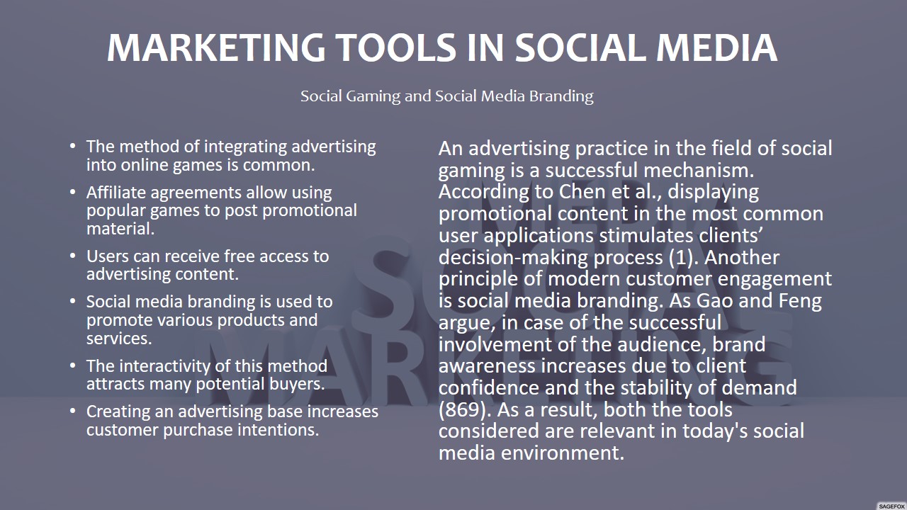 Social Gaming and Social Media Branding