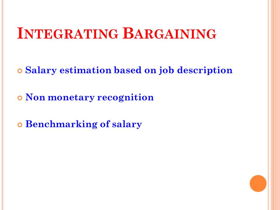 Integrating Bargaining
