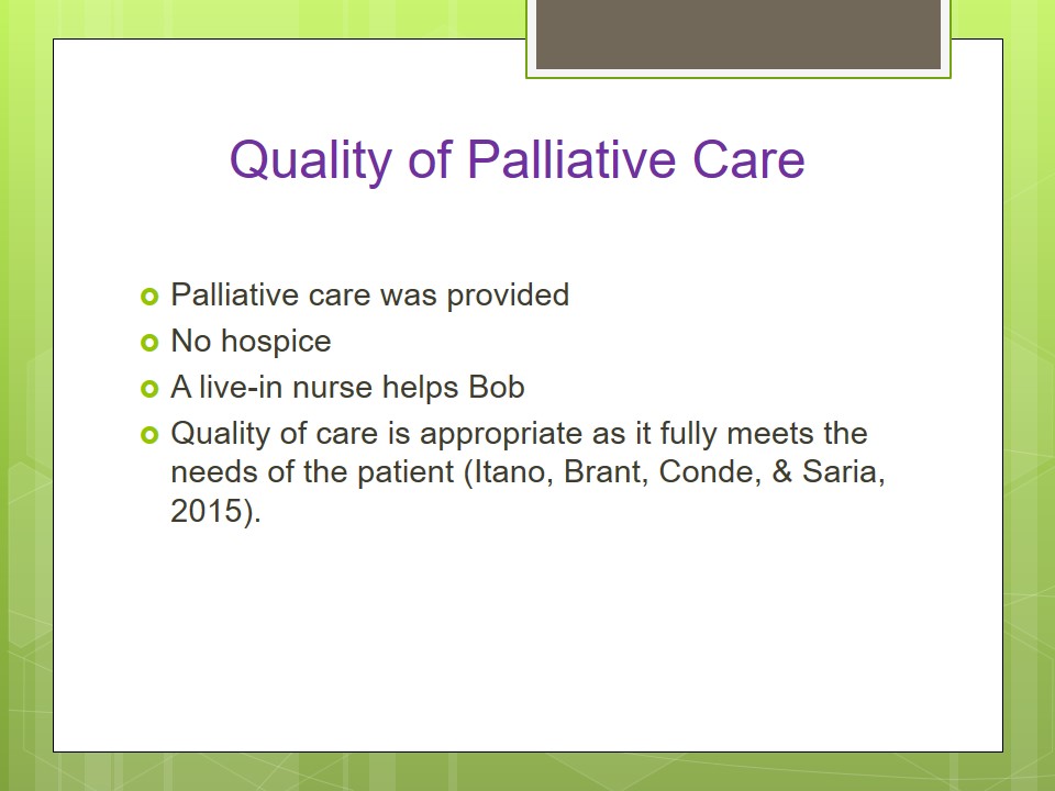 Quality of Palliative Care