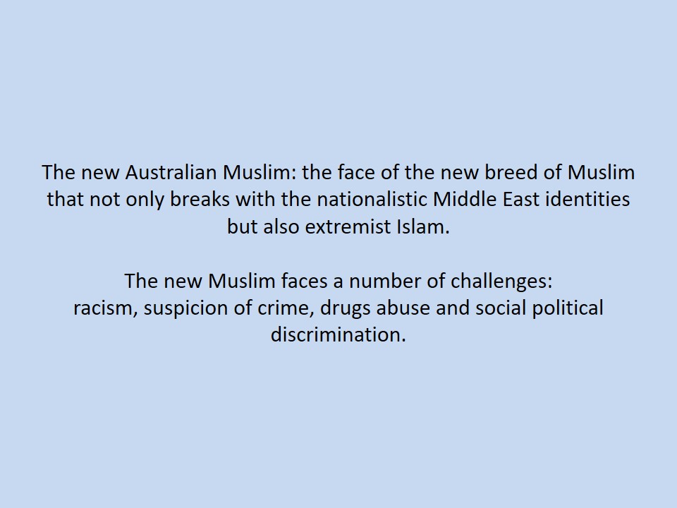 The new Australian Muslim