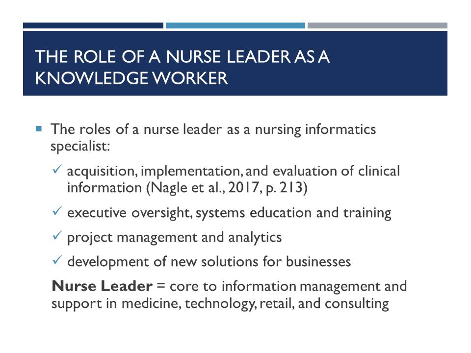 nurse as a leader essay