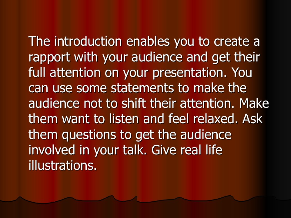 Oral Presentation Best Practices