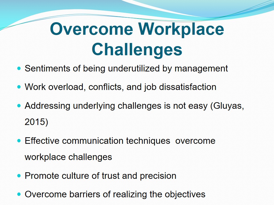 Overcome Workplace Challenges