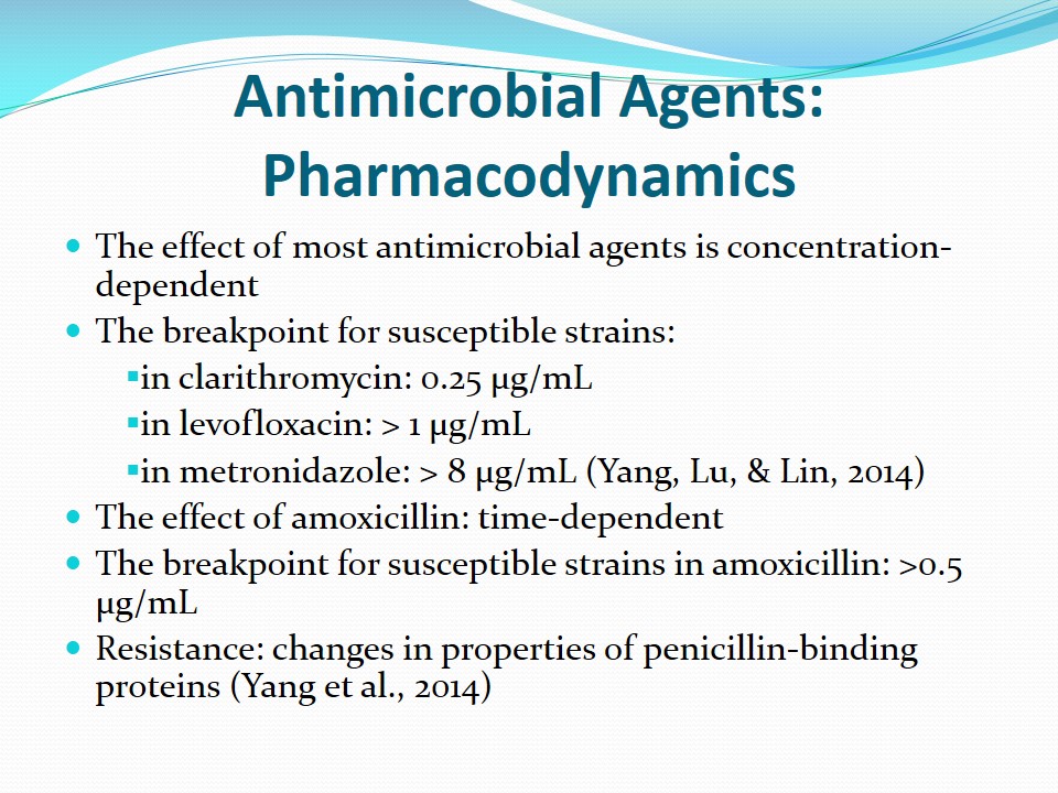 Antimicrobial Agents: Pharmacodynamics