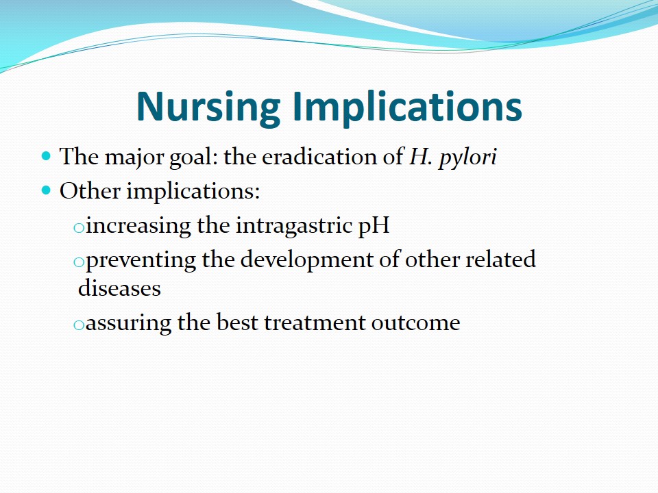 Nursing Implications