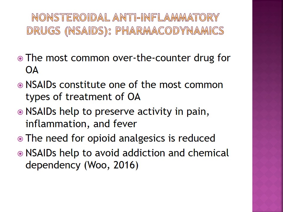 Nonsteroidal Anti-Inflammatory Drugs (NSAIDs): Pharmacodynamics