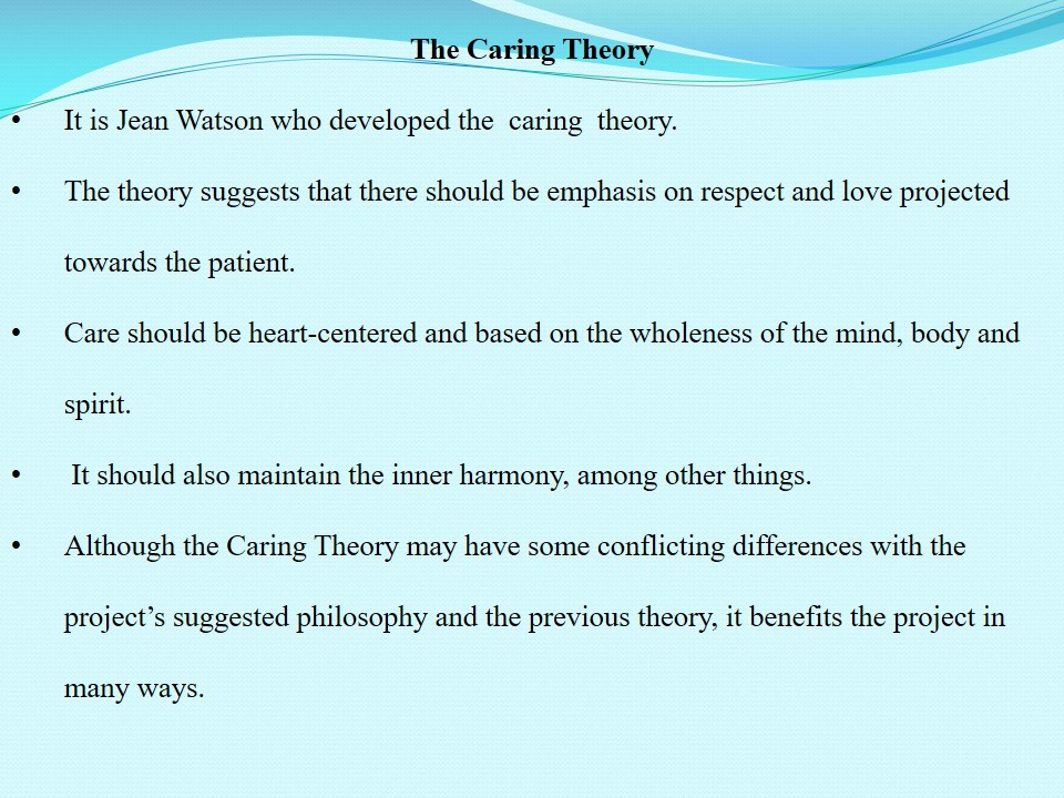 The Caring Theory